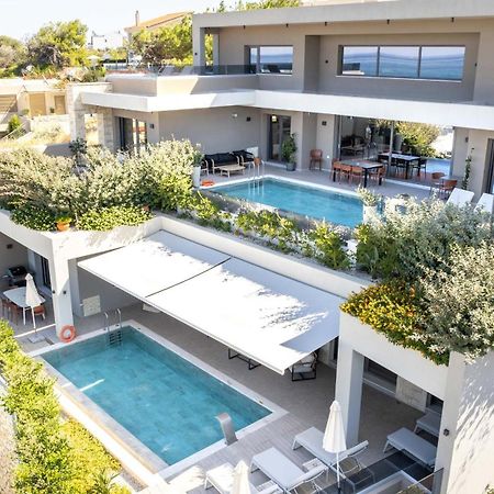Seafront Villas I "Free" Heated Pools & 100M To Sea Chania  Exterior photo